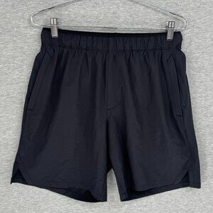 Brady Lightweight Training Shorts Mens S Black Athleisure Sports 7" Inseam